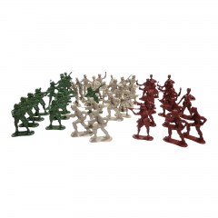 set militar, 45 figurine soldati prezentati in tub, 5 cm