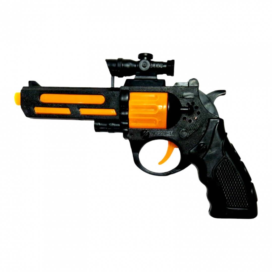 pistol cu sunete, lumini, 23 cm